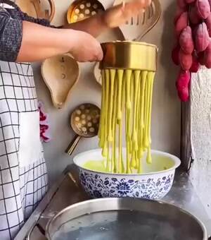 Making some noodles