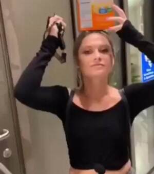 She has great balance